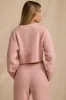 Cropped Knit Jumper in Blush Pink sold by Bo + Tee