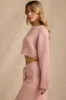 Cropped Knit Jumper in Blush Pink sold by Bo + Tee