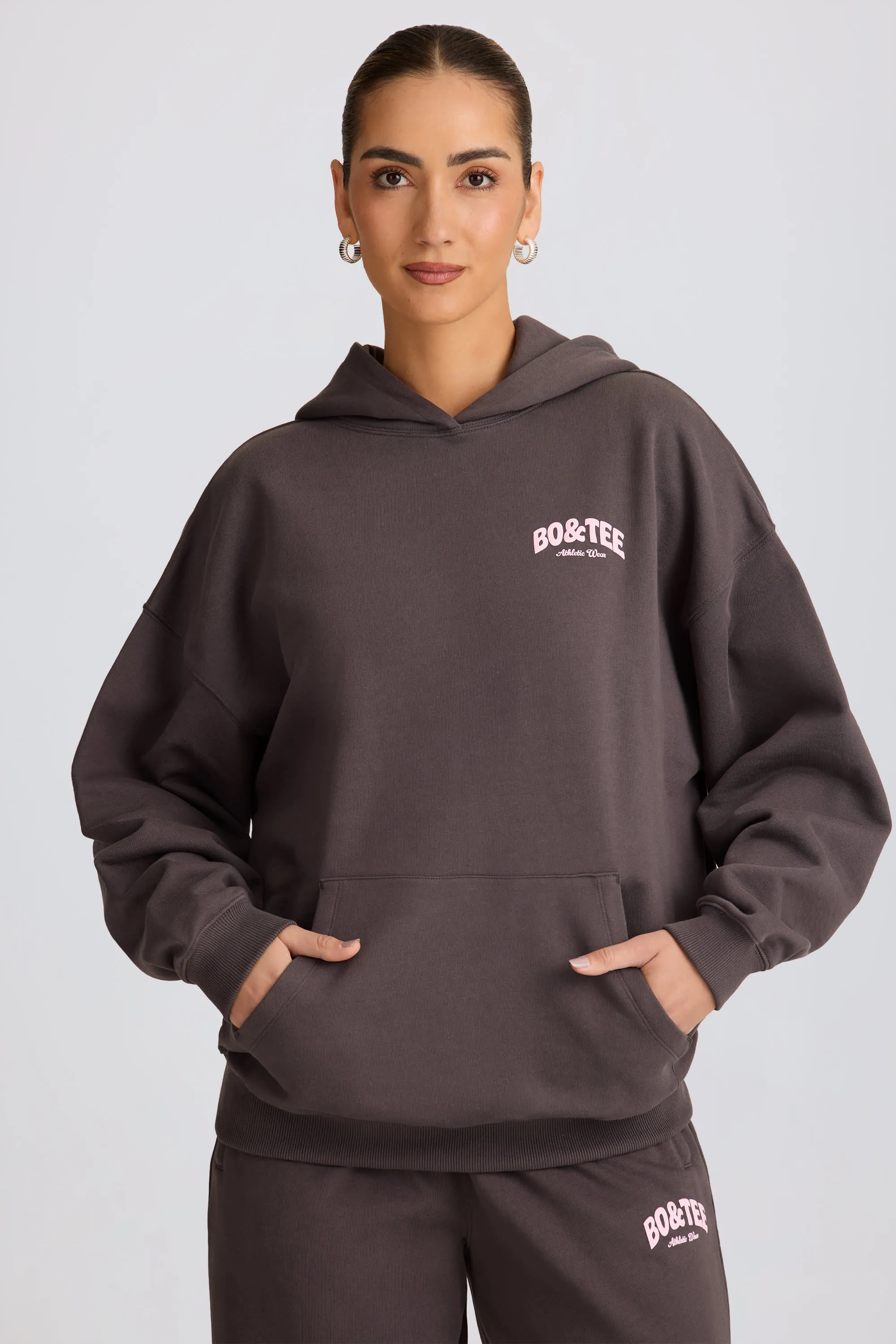 Oversized Hoodie in Charcoal Grey sold by Bo + Tee product image thumbnail 2