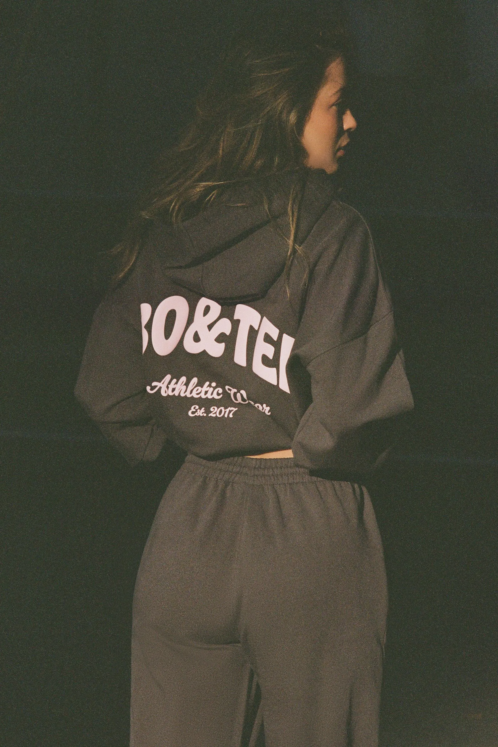 Oversized Hoodie in Charcoal Grey sold by Bo + Tee