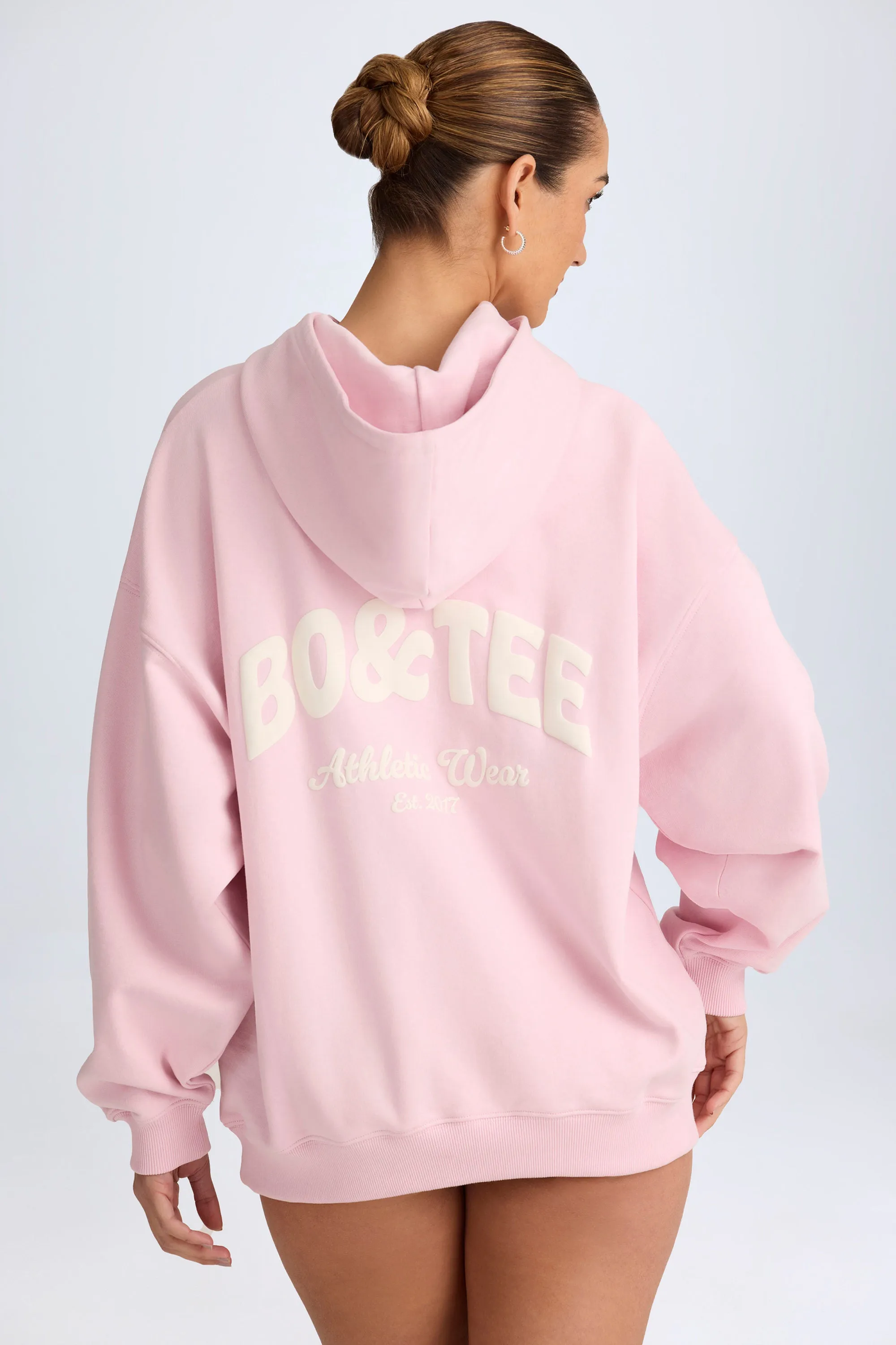 Oversized Hoodie in Soft Pink sold by Bo + Tee product image thumbnail 2