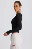 Tencel™ Ribbed Modal Ruched V-Neck Top in Black sold by Bo + Tee