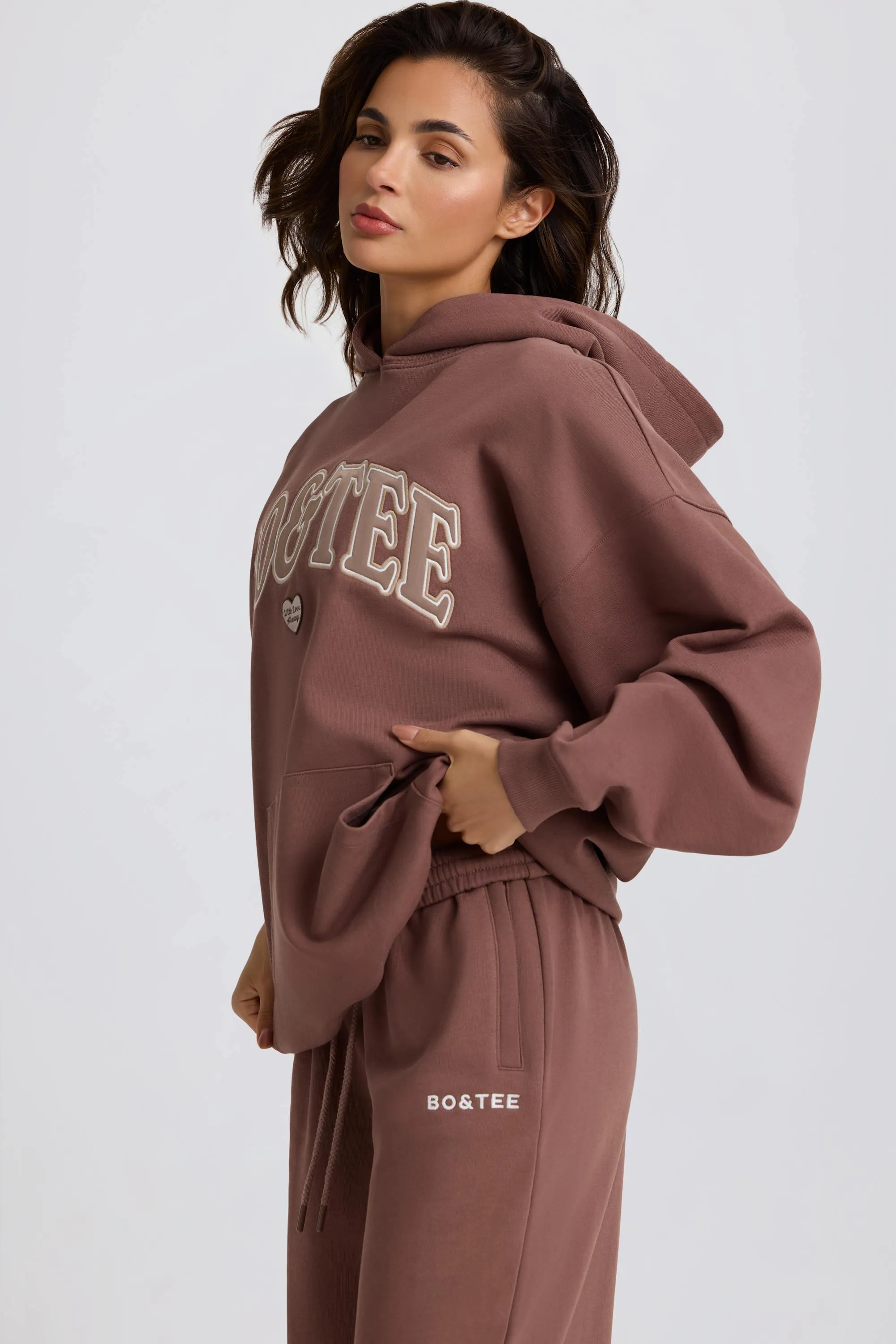 Oversized Hoodie in Mocha sold by Bo + Tee product image thumbnail 3