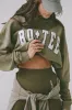 Acid Wash Oversized Hoodie in Dark Green sold by Bo + Tee