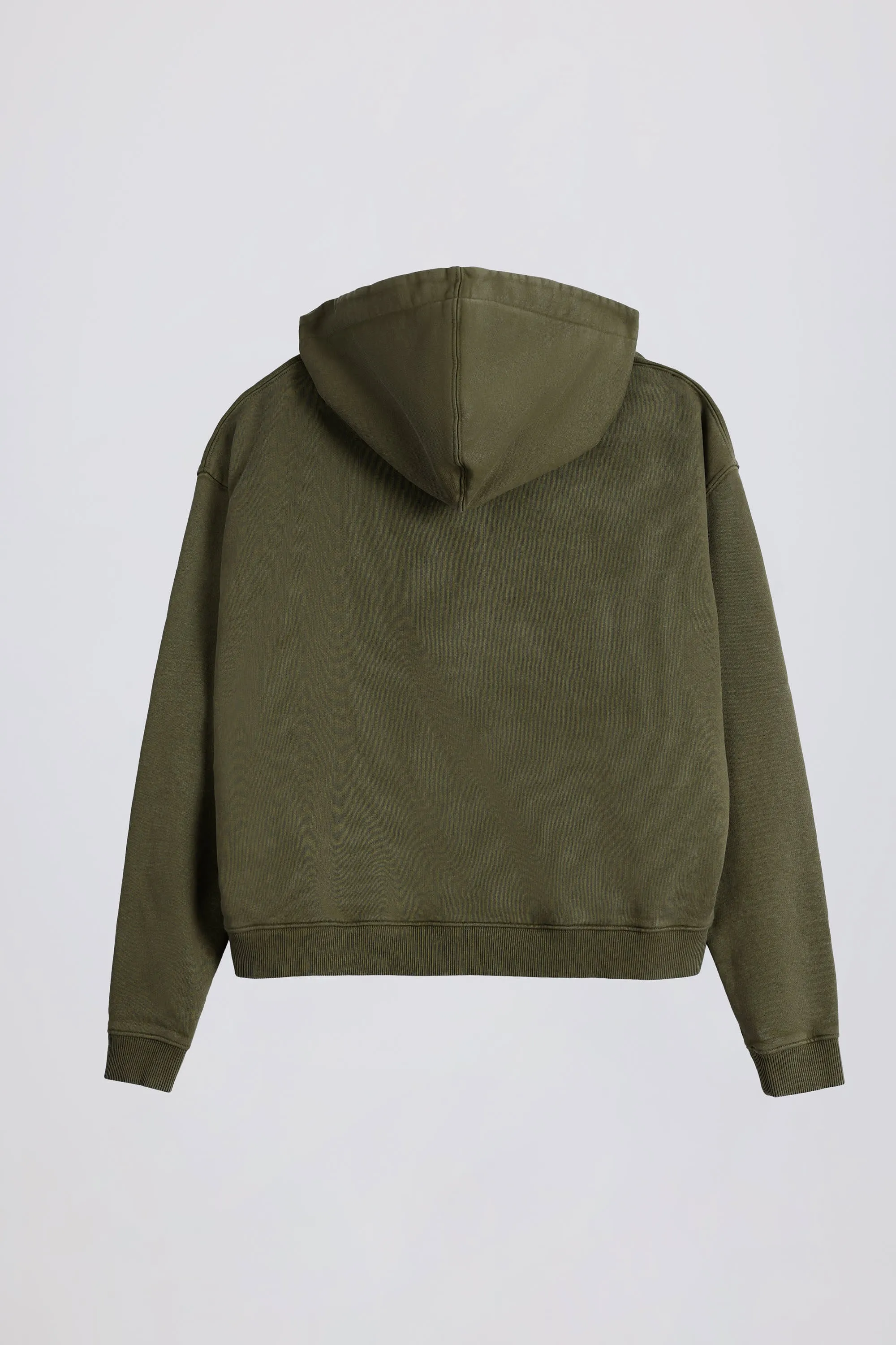 Acid Wash Oversized Hoodie in Light Green sold by Bo + Tee product image thumbnail 3