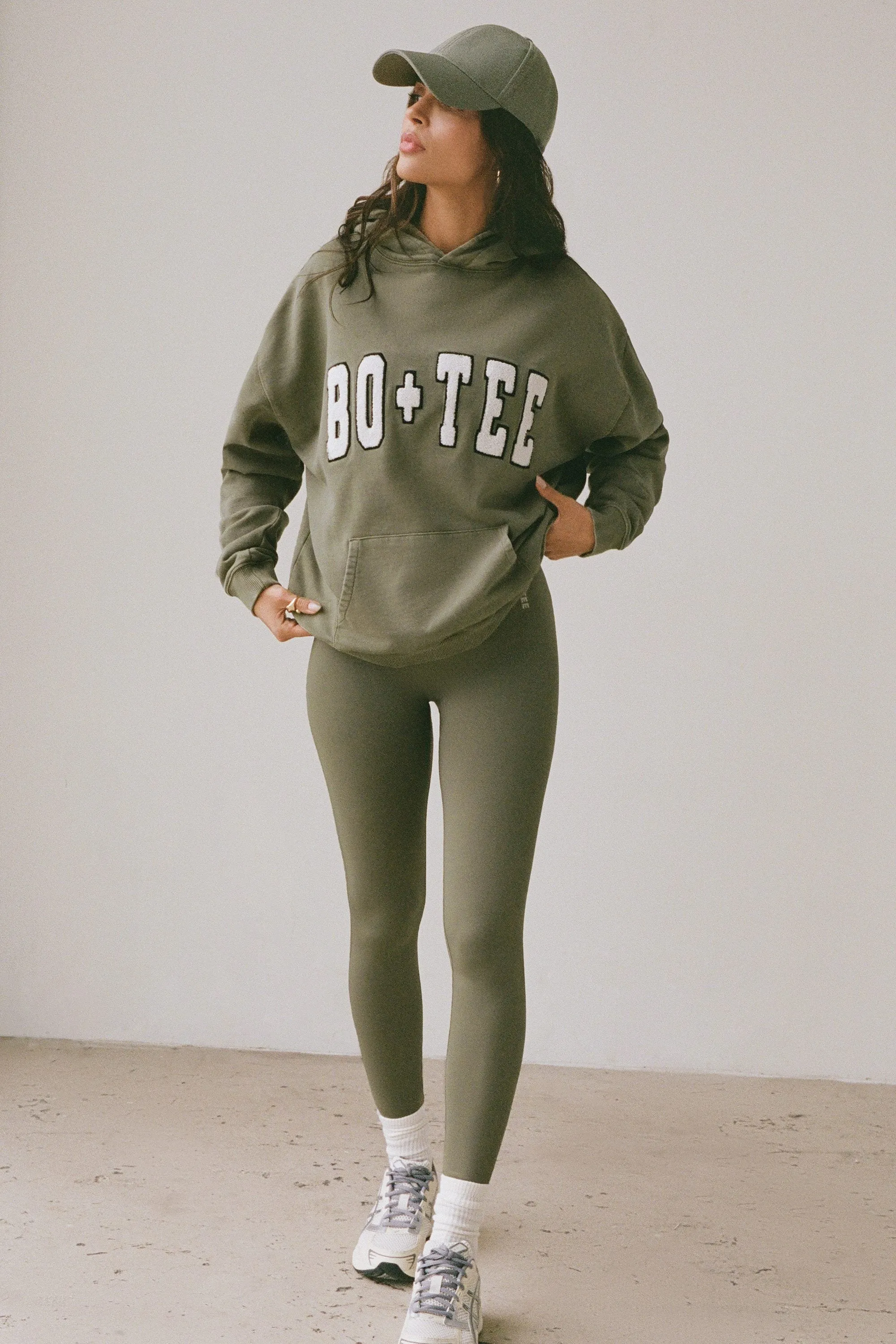 Acid Wash Oversized Hoodie in Light Green sold by Bo + Tee