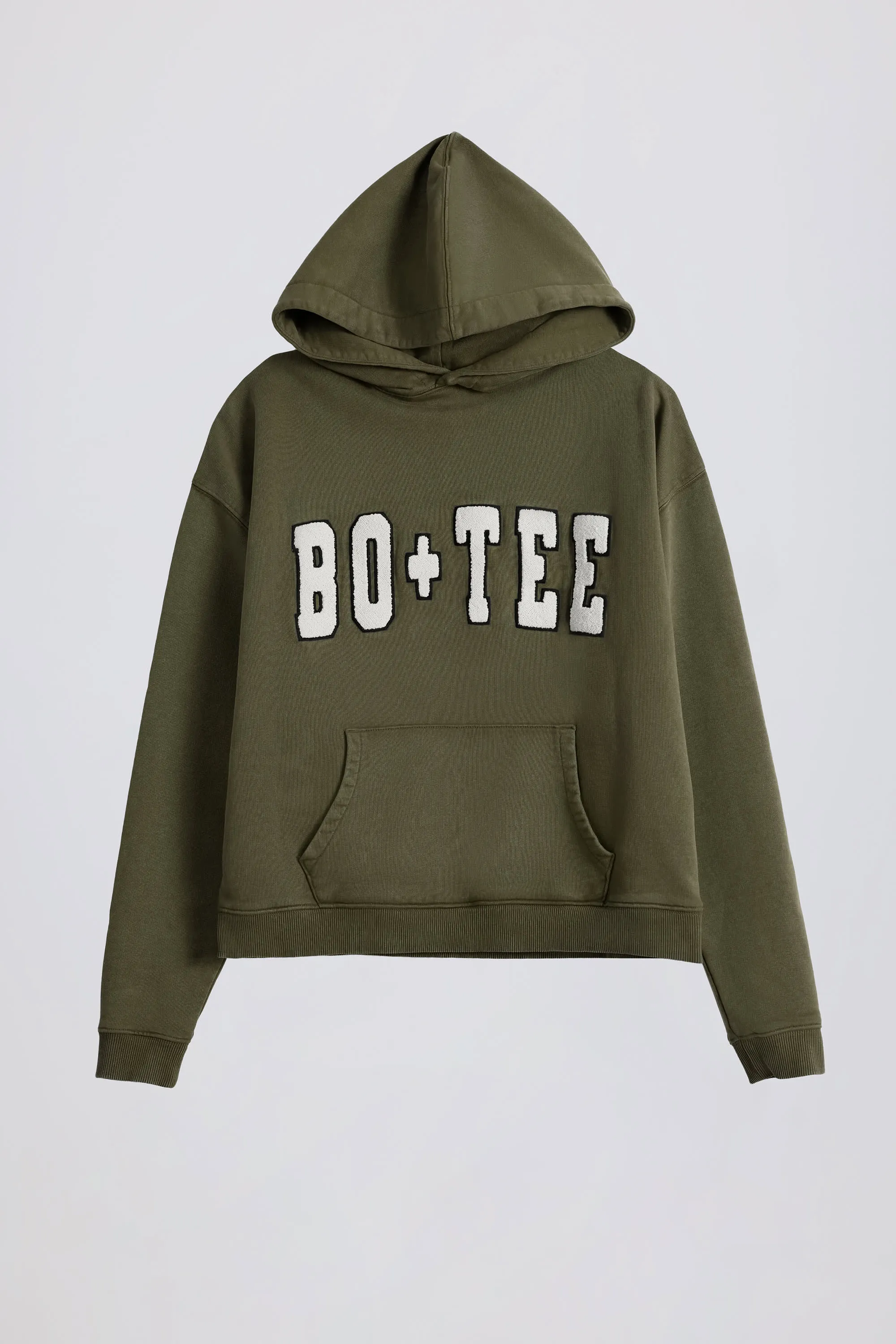 Acid Wash Oversized Hoodie in Light Green sold by Bo + Tee product image thumbnail 2