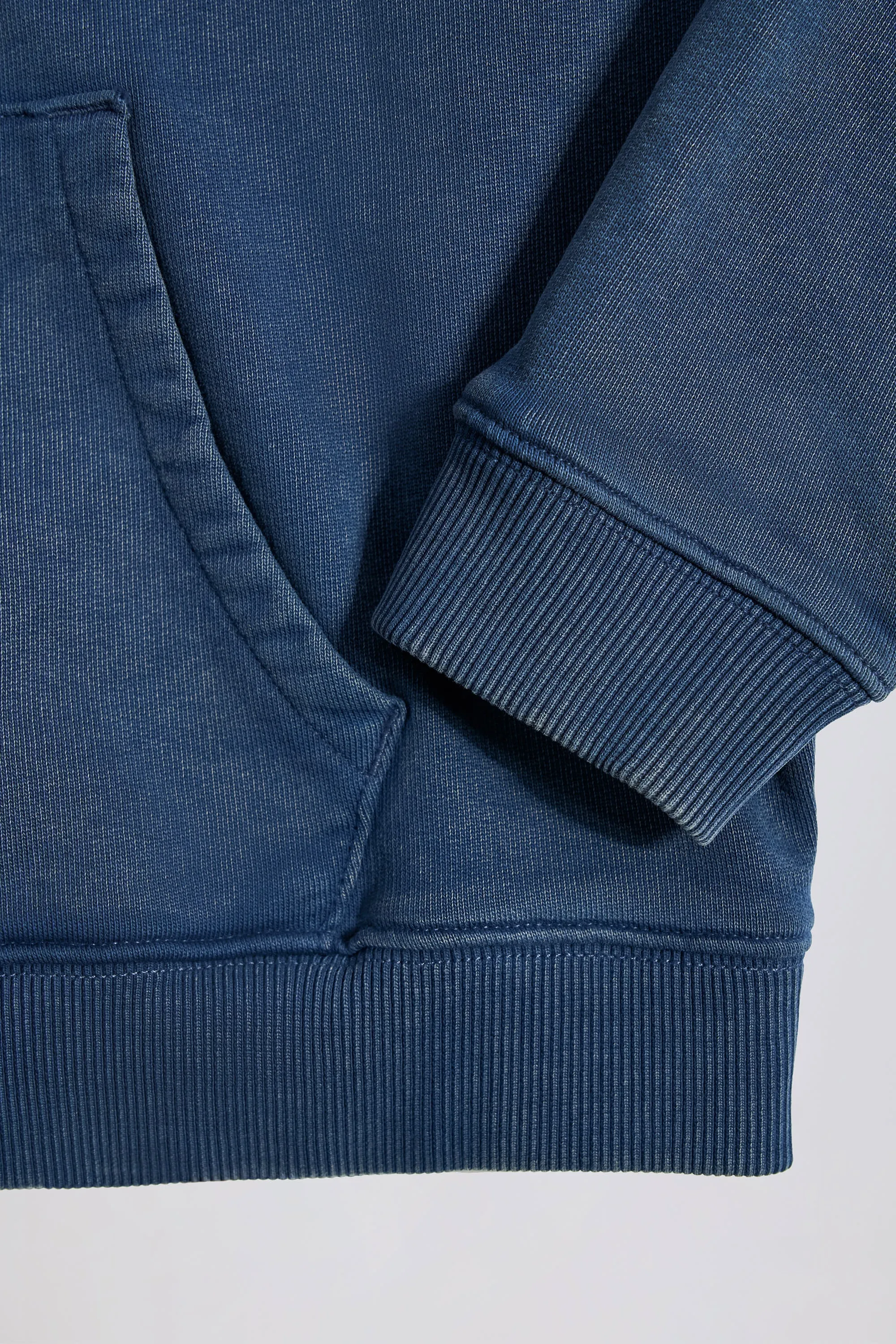 Acid Wash Oversized Hoodie in Blue sold by Bo + Tee product image thumbnail 5