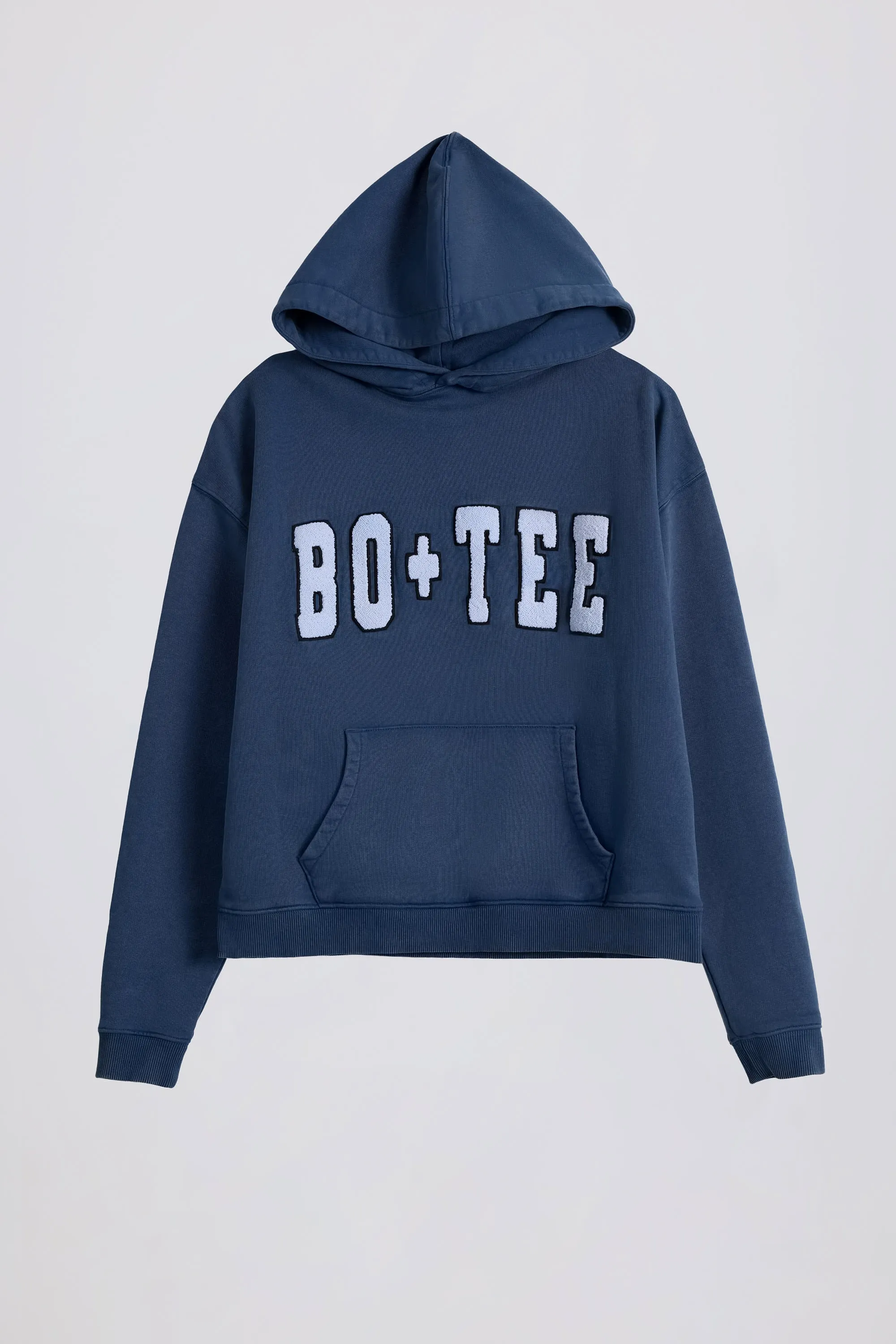 Acid Wash Oversized Hoodie in Blue sold by Bo + Tee product image thumbnail 2