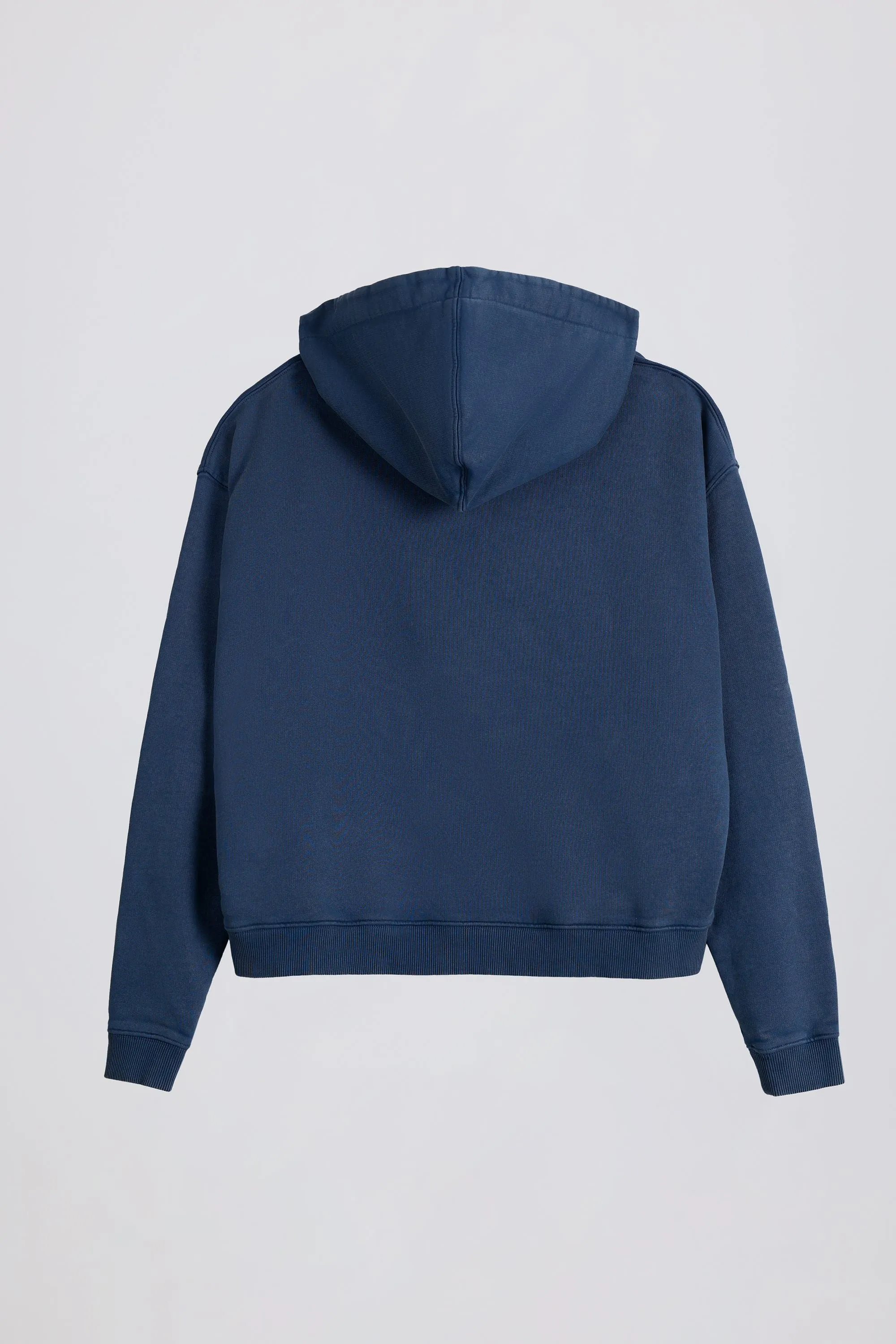 Acid Wash Oversized Hoodie in Blue sold by Bo + Tee product image thumbnail 3