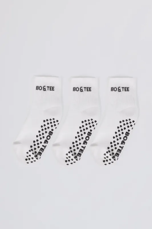 Pilates Sock Bundle in White sold by Bo + Tee