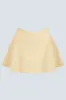 Crossover Mini Skort in Lemon Marl sold by Bo + Tee