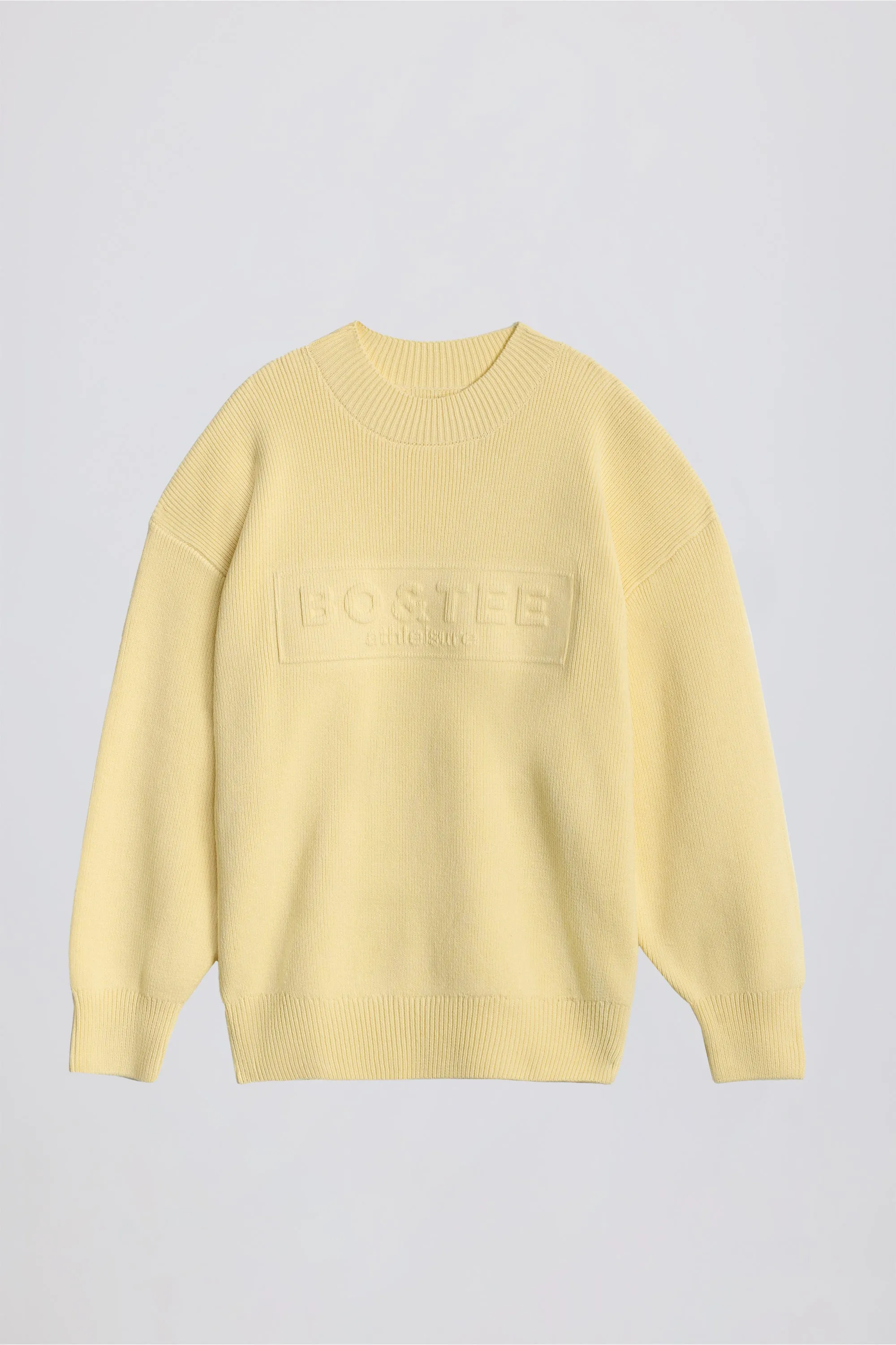 Ribbed Knit Oversized Jumper in Lemon sold by Bo + Tee product image thumbnail 2