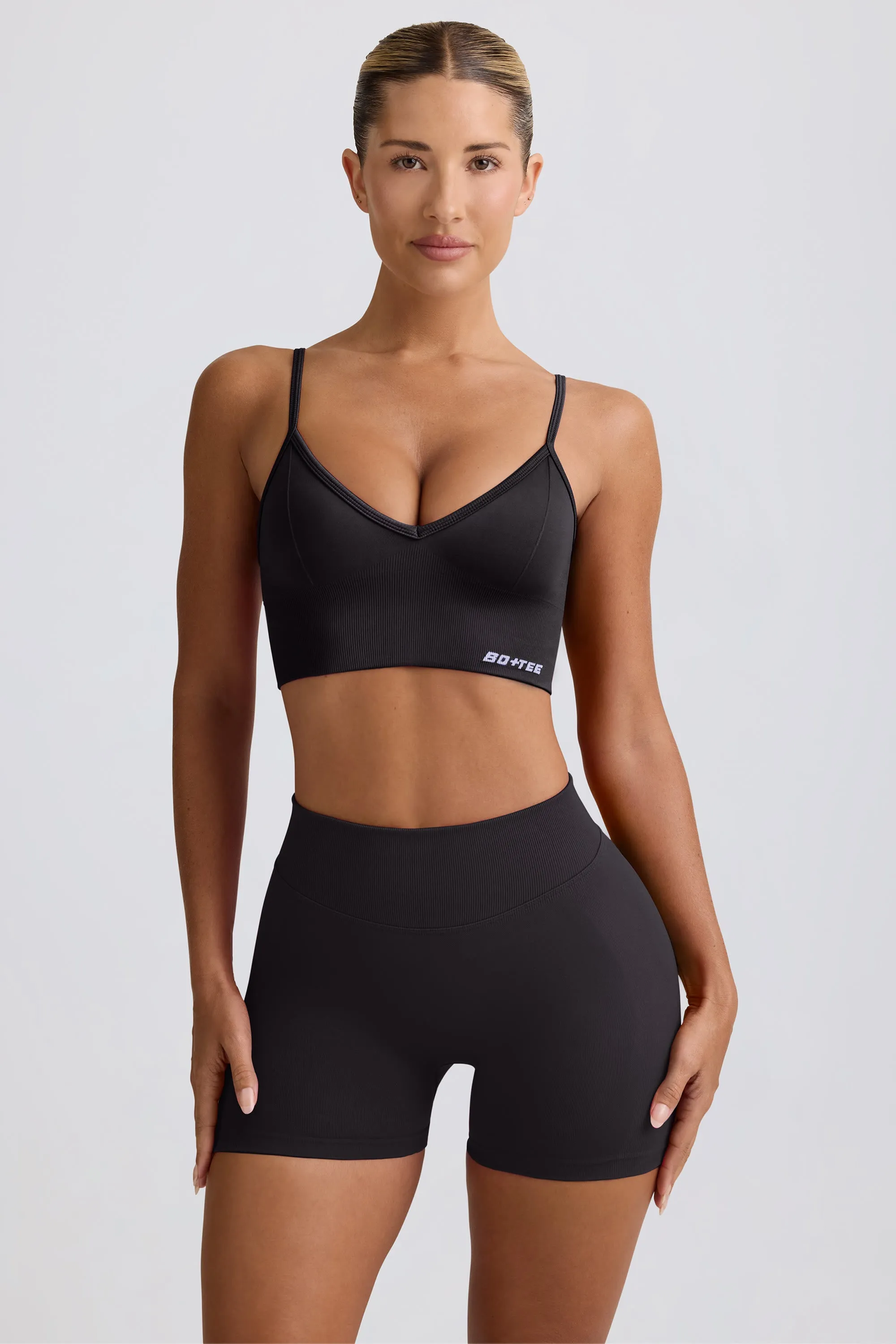 Define Luxe Mini Shorts in Black sold by Bo + Tee product image thumbnail 5