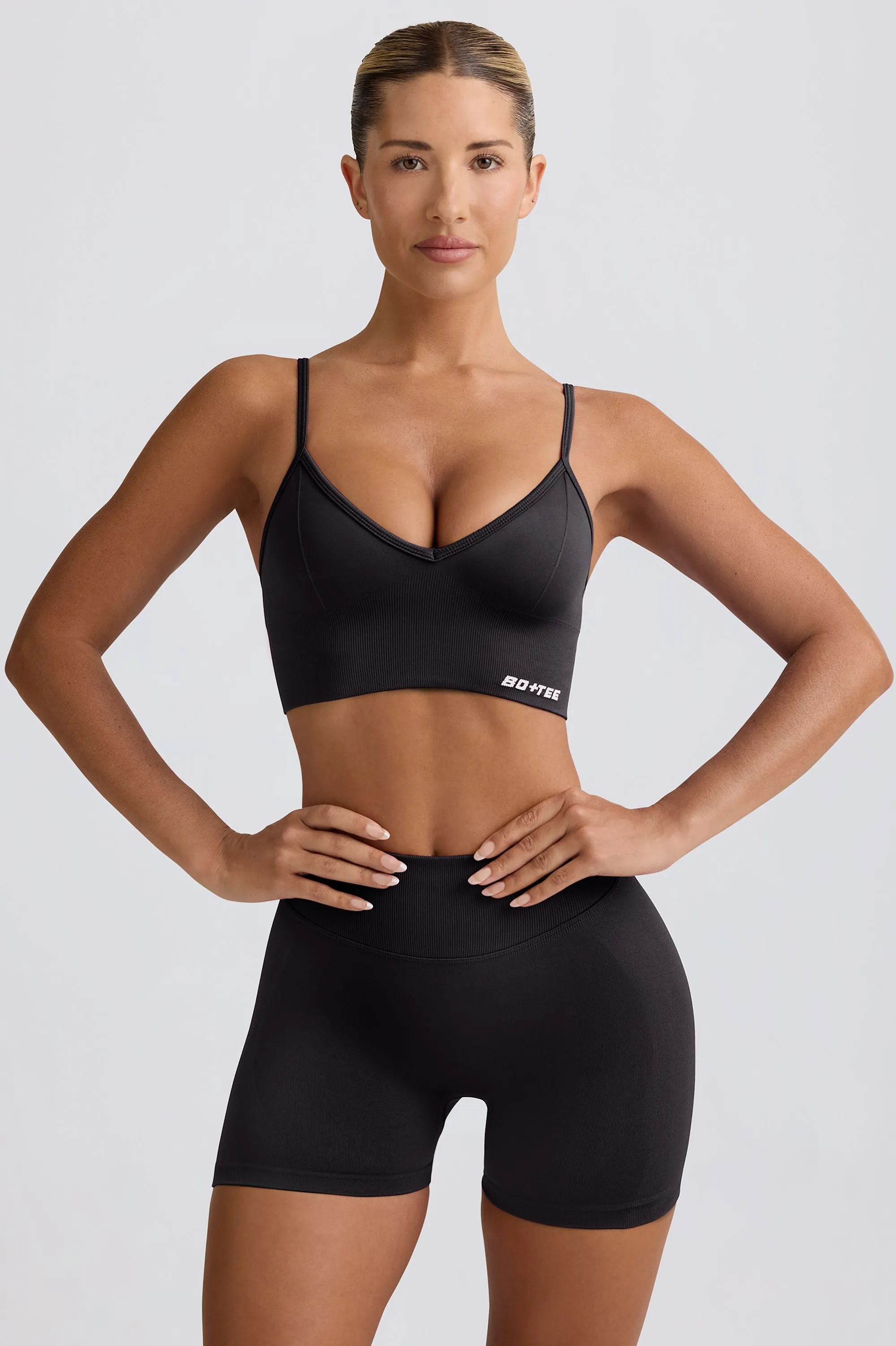 Define Luxe Mini Shorts in Black sold by Bo + Tee product image thumbnail 2