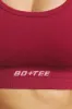 Focused - Halterneck Define Luxe Sports Bra in Raspberry sold by Bo + Tee