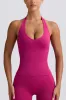 Define Luxe Halterneck Tank Top in Berry sold by Bo + Tee