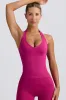 Define Luxe Halterneck Tank Top in Berry sold by Bo + Tee