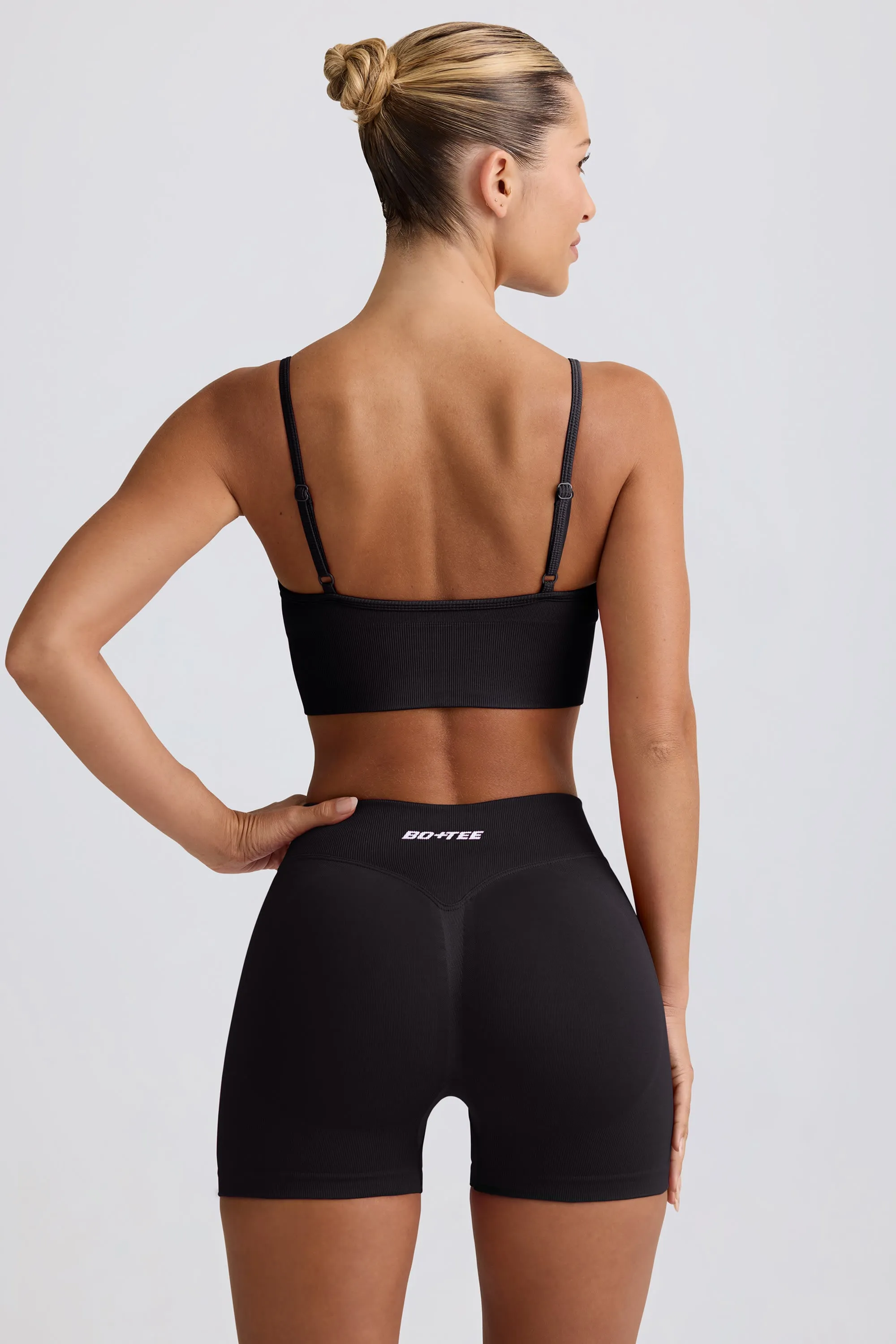 Define Luxe Mini Shorts in Black sold by Bo + Tee product image thumbnail 3