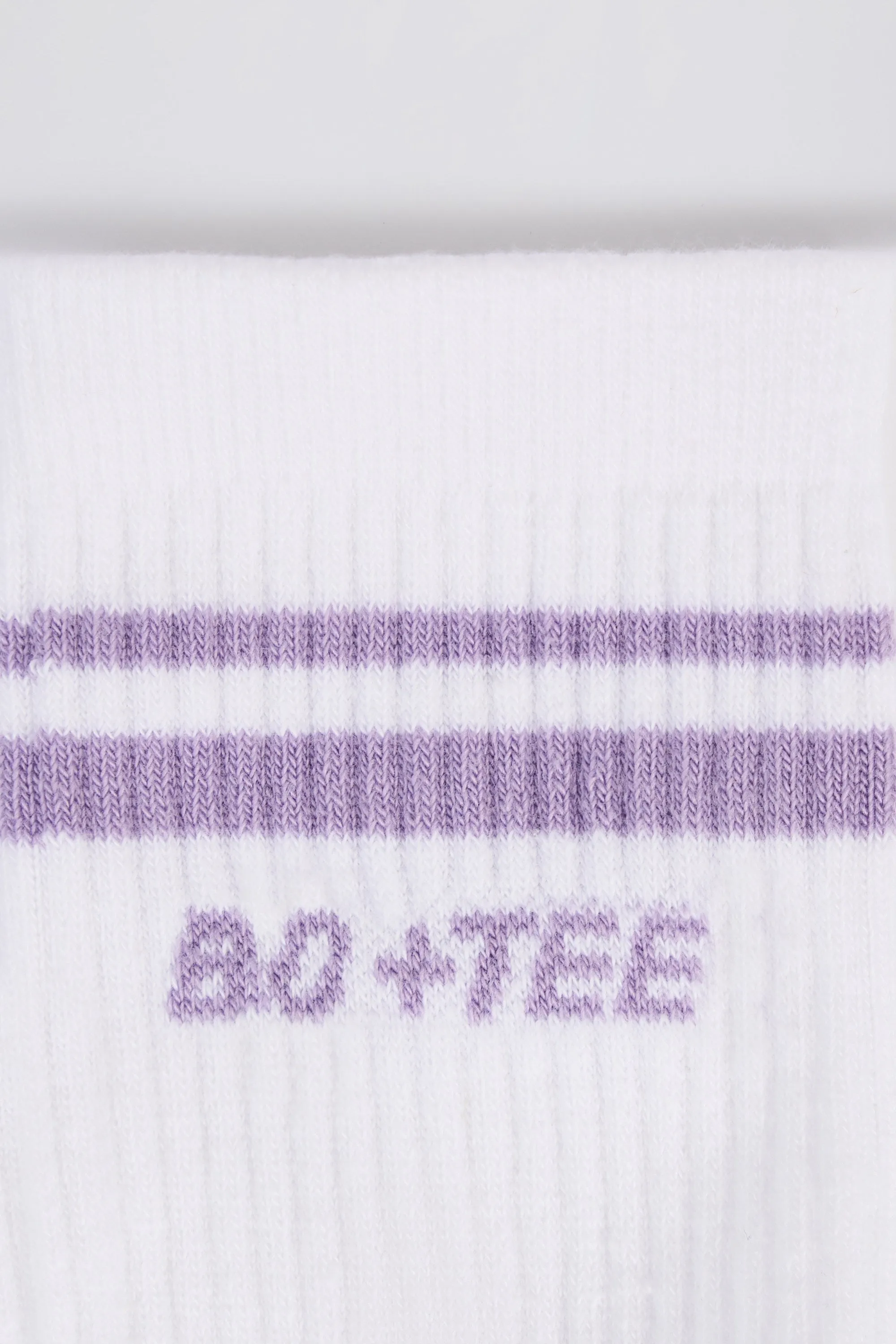 Ribbed Crew Sock Bundle in White sold by Bo + Tee product image thumbnail 5