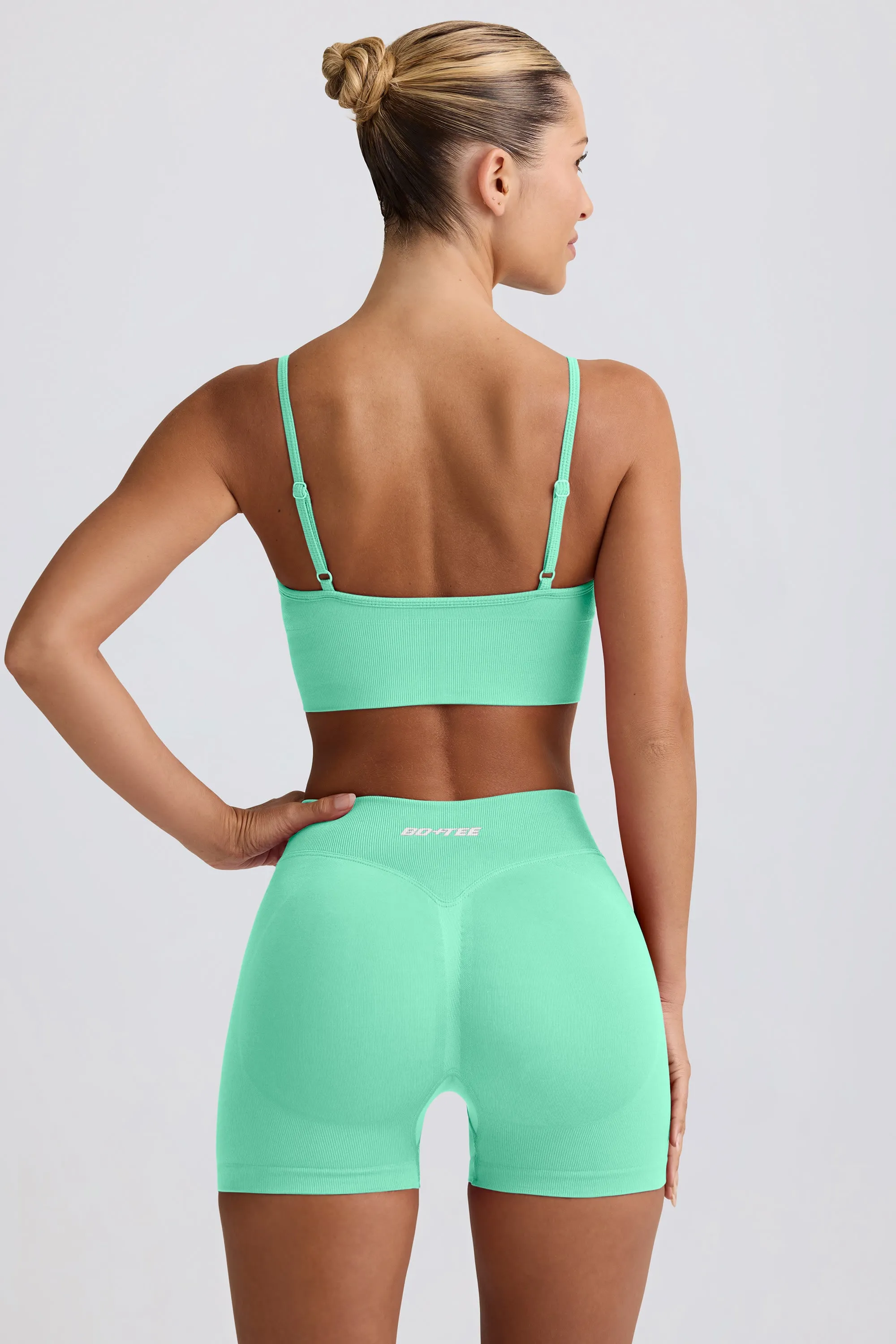 Define Luxe Mini Shorts in Mint sold by Bo + Tee product image thumbnail 2