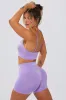 Define Luxe Mini Shorts in Lilac sold by Bo + Tee