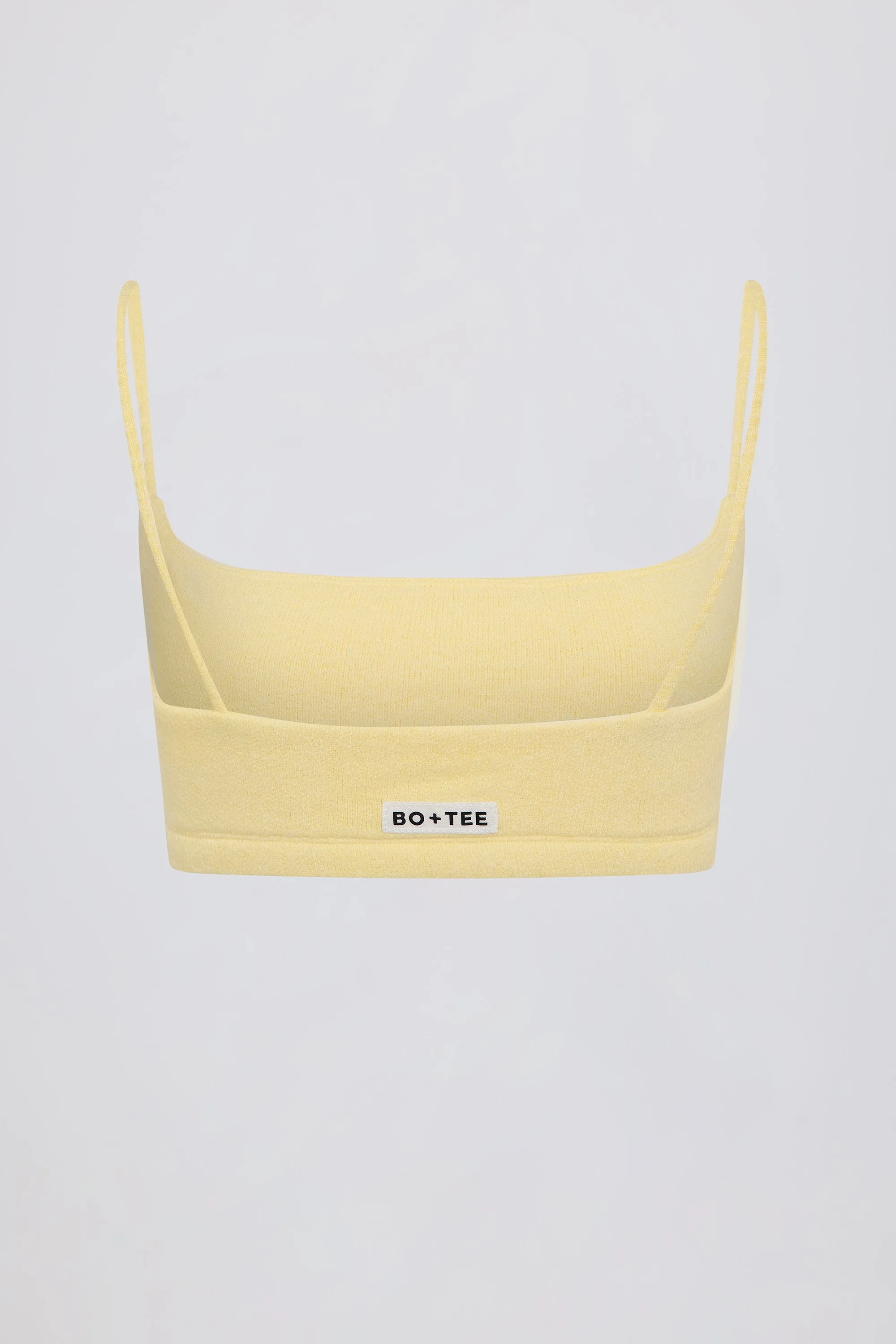 Square-Neck Bralette in Lemon sold by Bo + Tee product image thumbnail 5