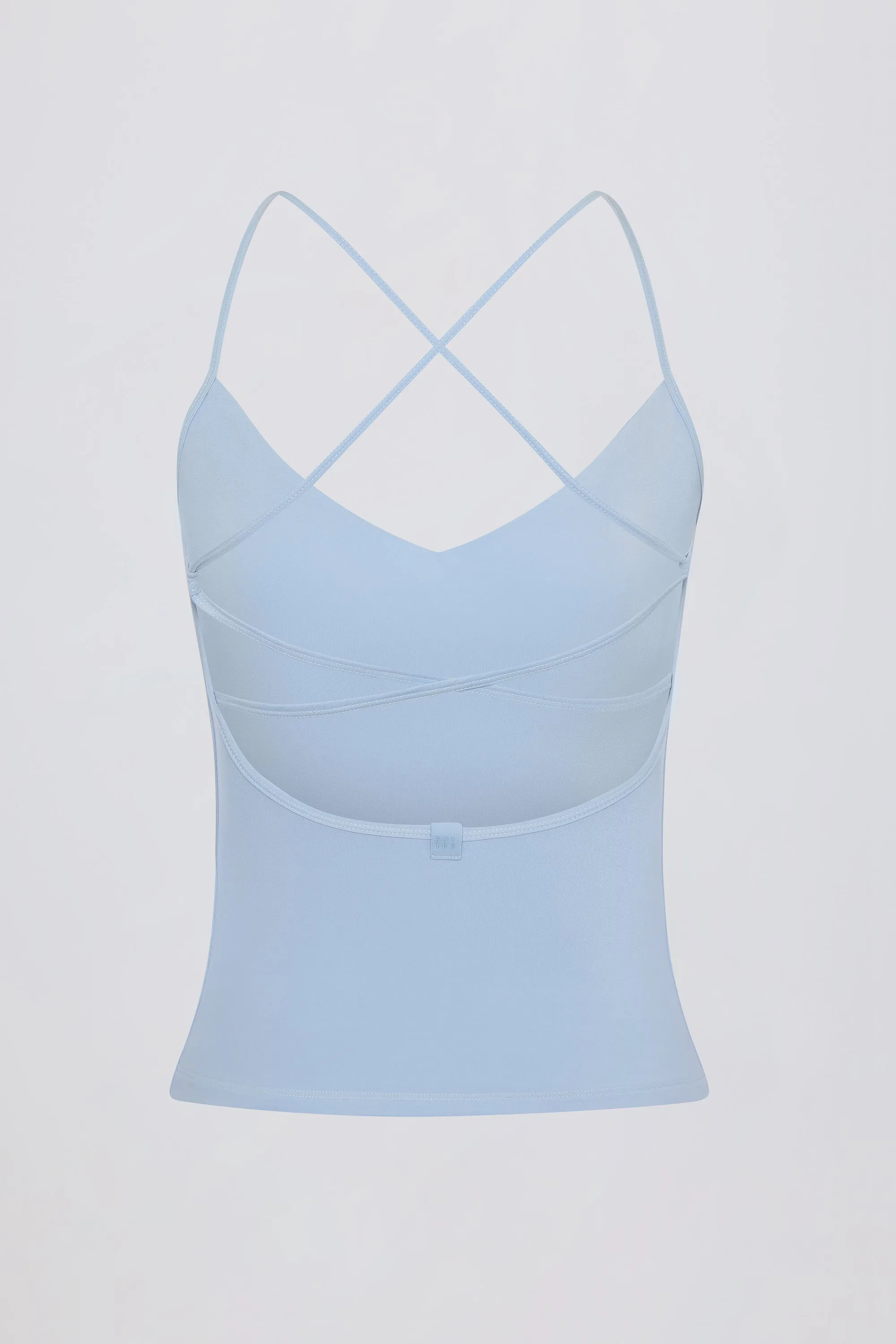 Cross-Back Tank Top in Sky sold by Bo + Tee product image thumbnail 5