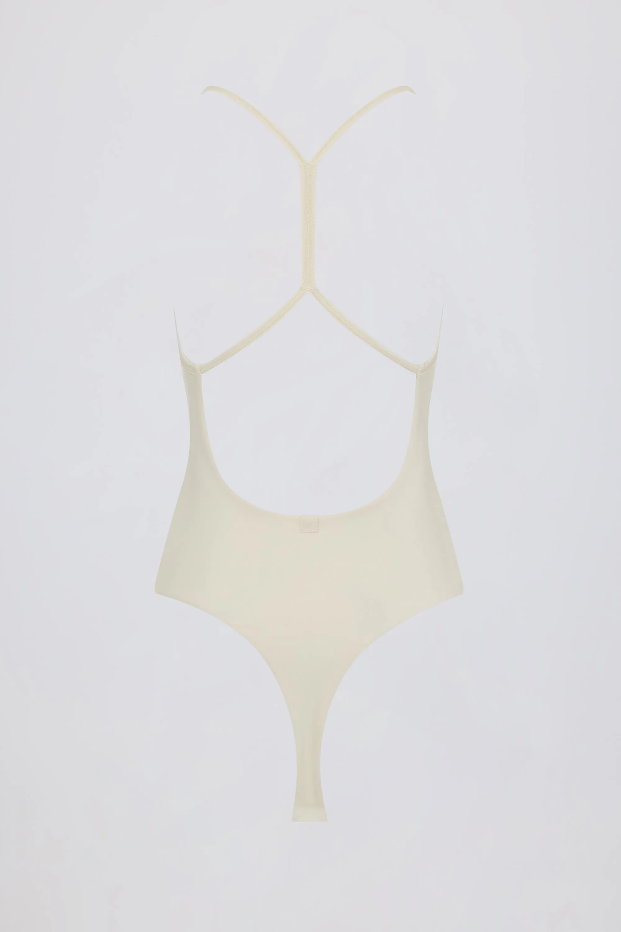 Cut-Out Bodysuit in Cream sold by Bo + Tee product image thumbnail 5