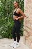 Full Length Leggings with Pockets in Black sold by Bo + Tee