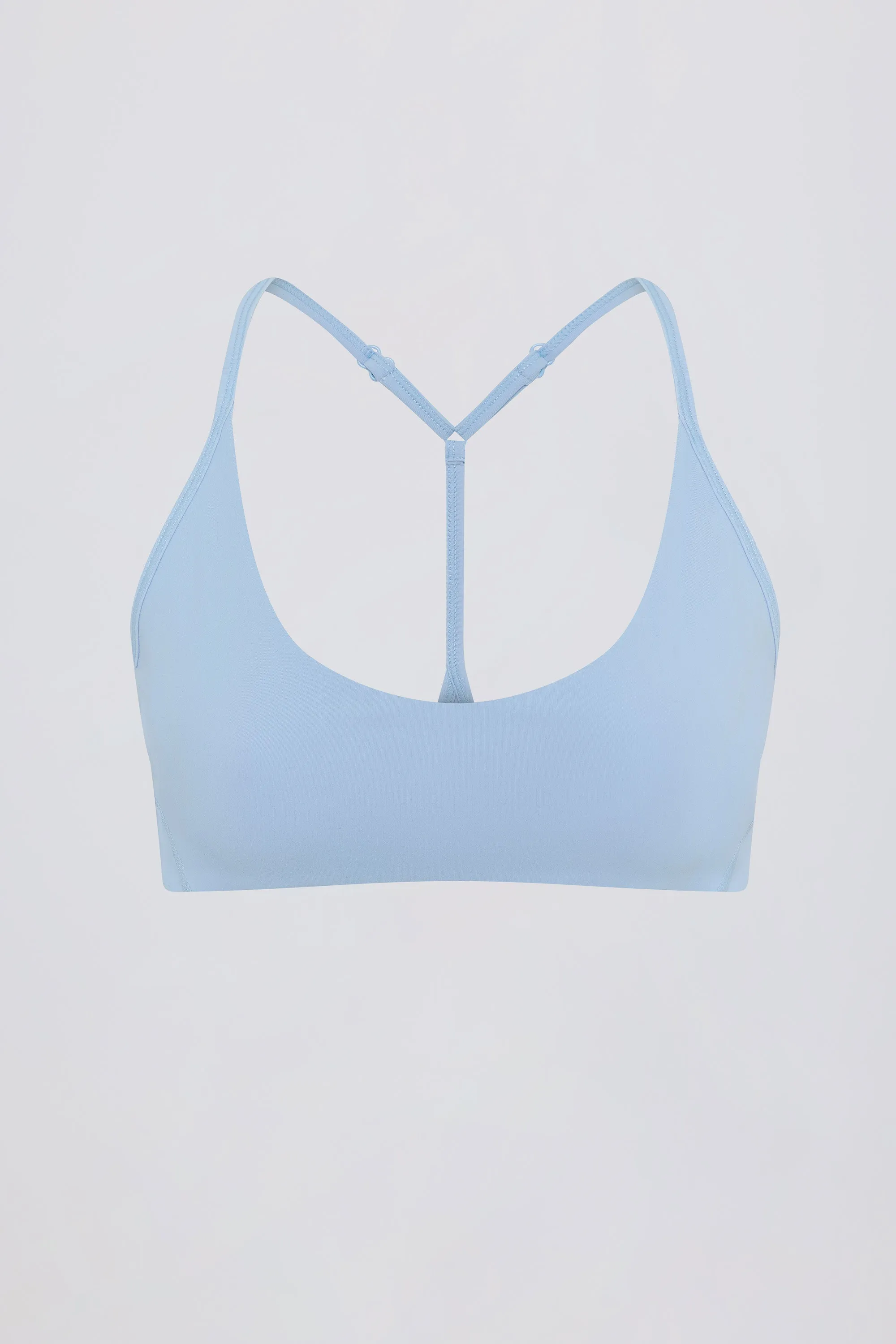 Soft Active Racerback Sports Bra in Sky sold by Bo + Tee product image thumbnail 4