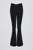 Soft Active Crossover Flared Leggings in Black sold by Bo + Tee
