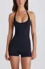 Soft Active Halterneck Unitard in Black sold by Bo + Tee