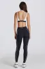 Soft Active Contrast Leggings in Black sold by Bo + Tee