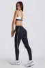 Soft Active Contrast Leggings in Black sold by Bo + Tee