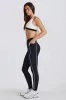Soft Active Contrast Leggings in Black sold by Bo + Tee