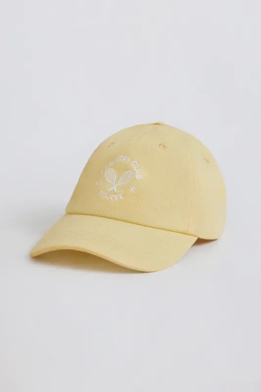 Baseball Cap in Lemon sold by Bo + Tee