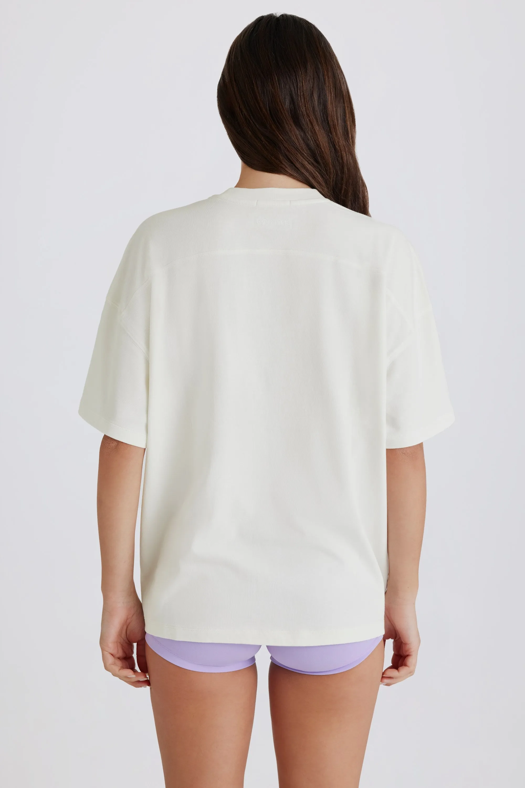 Oversized Graphic T-Shirt in Ivory sold by Bo + Tee product image thumbnail 2