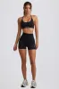 Super Sculpt Seamless Mini Shorts in Black sold by Bo + Tee