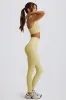 Super Sculpt Seamless High-Waist Leggings in Butter Yellow sold by Bo + Tee