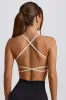 Super Sculpt Seamless Backless Sports Bra in White sold by Bo + Tee