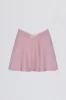Soft Active Crossover Mini Skort in Powder Pink sold by Bo + Tee