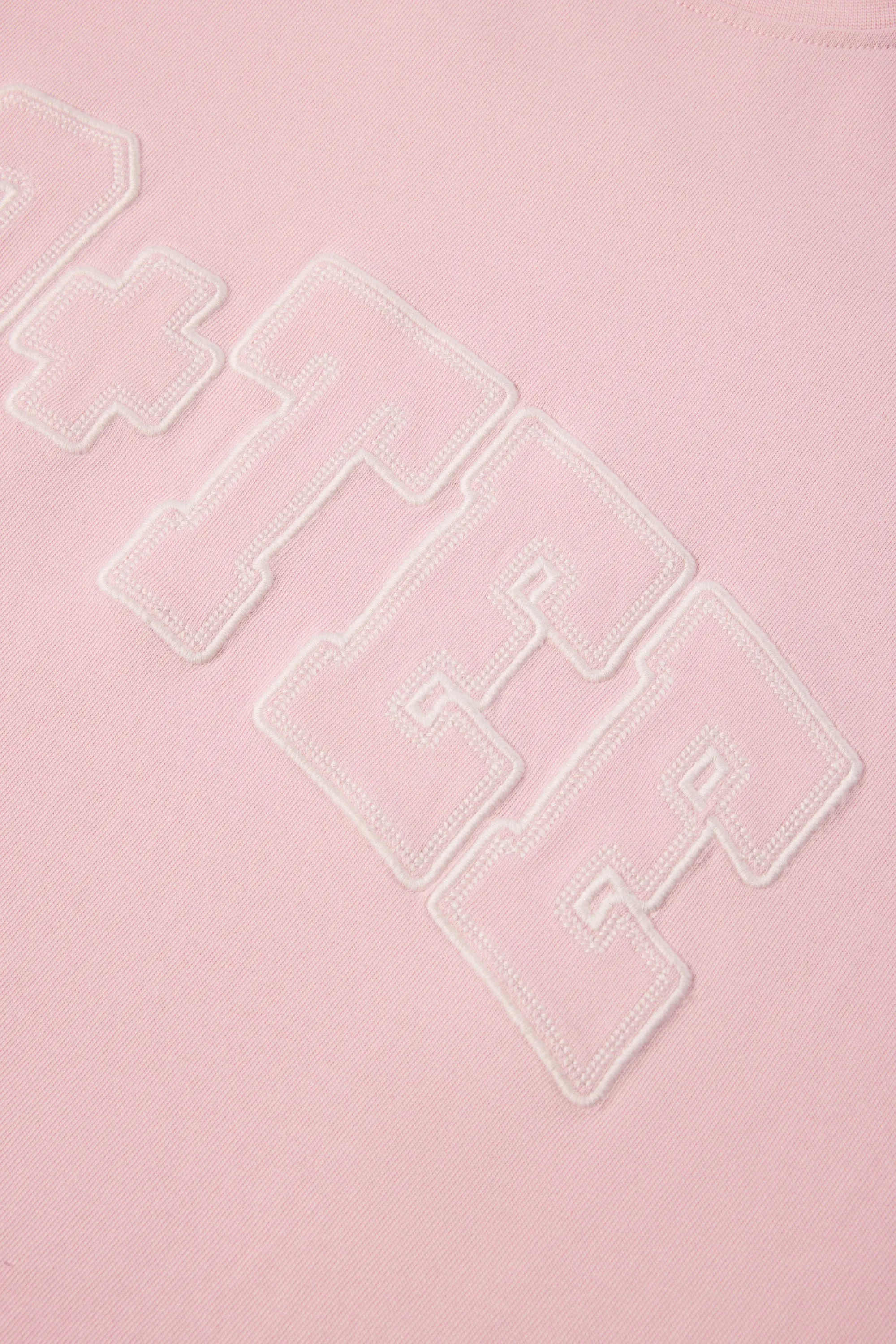 Oversized Cotton-Jersey T-Shirt in Powder Pink sold by Bo + Tee product image thumbnail 5