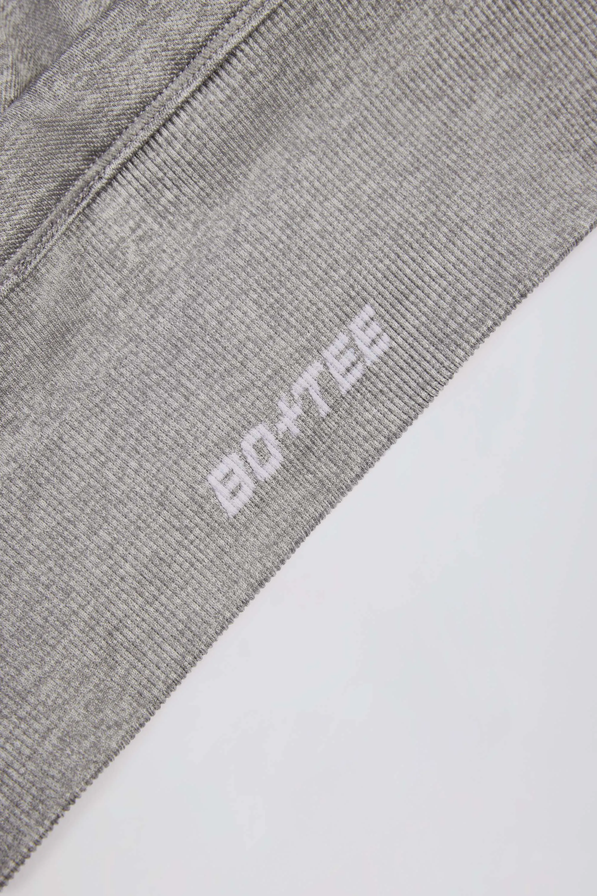 Super Sculpt Seamless Crossback Sports Bra in Grey Marl sold by Bo + Tee product image thumbnail 5