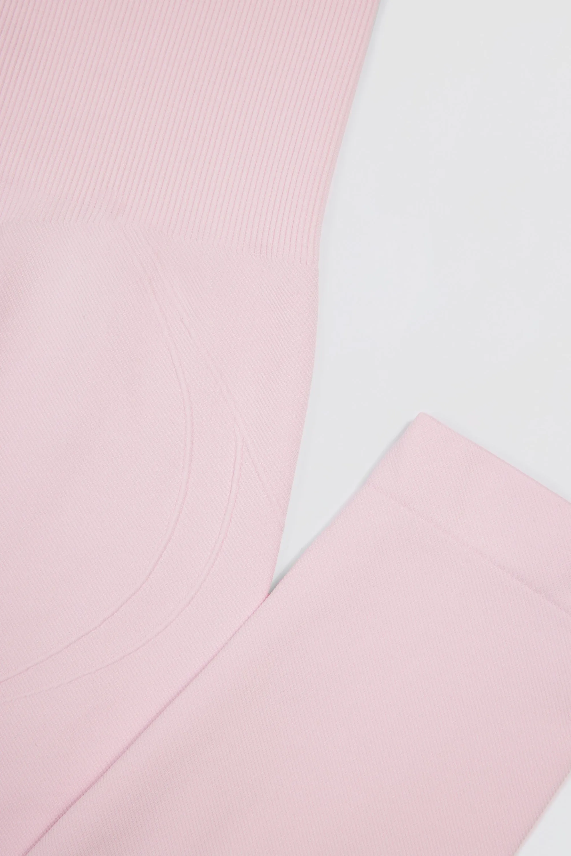 Super Sculpt Seamless High-Waist Leggings in Powder Pink sold by Bo + Tee product image thumbnail 5