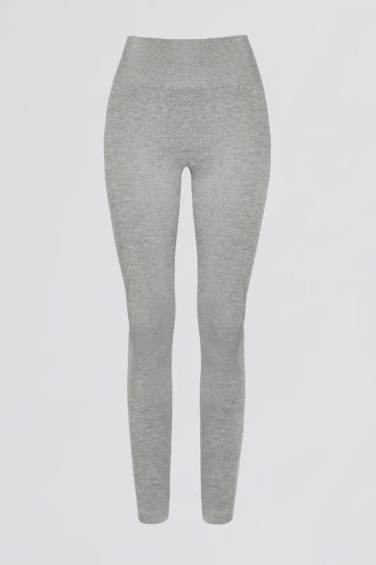 Super Sculpt Seamless High-Waist Leggings in Grey Marl sold by Bo + Tee
