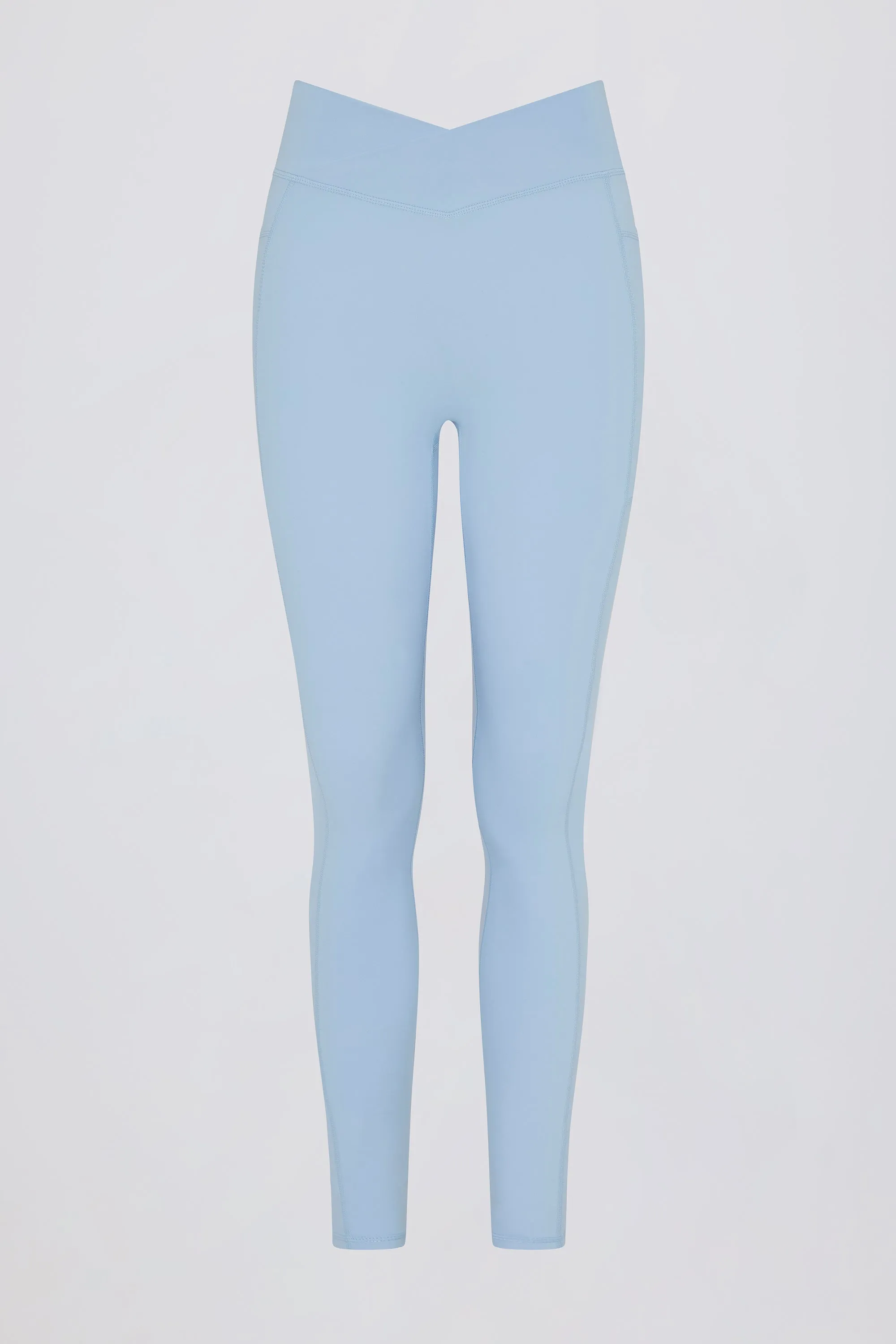 Soft Active Full-Length Pocket Leggings in Sky sold by Bo + Tee product image thumbnail 4