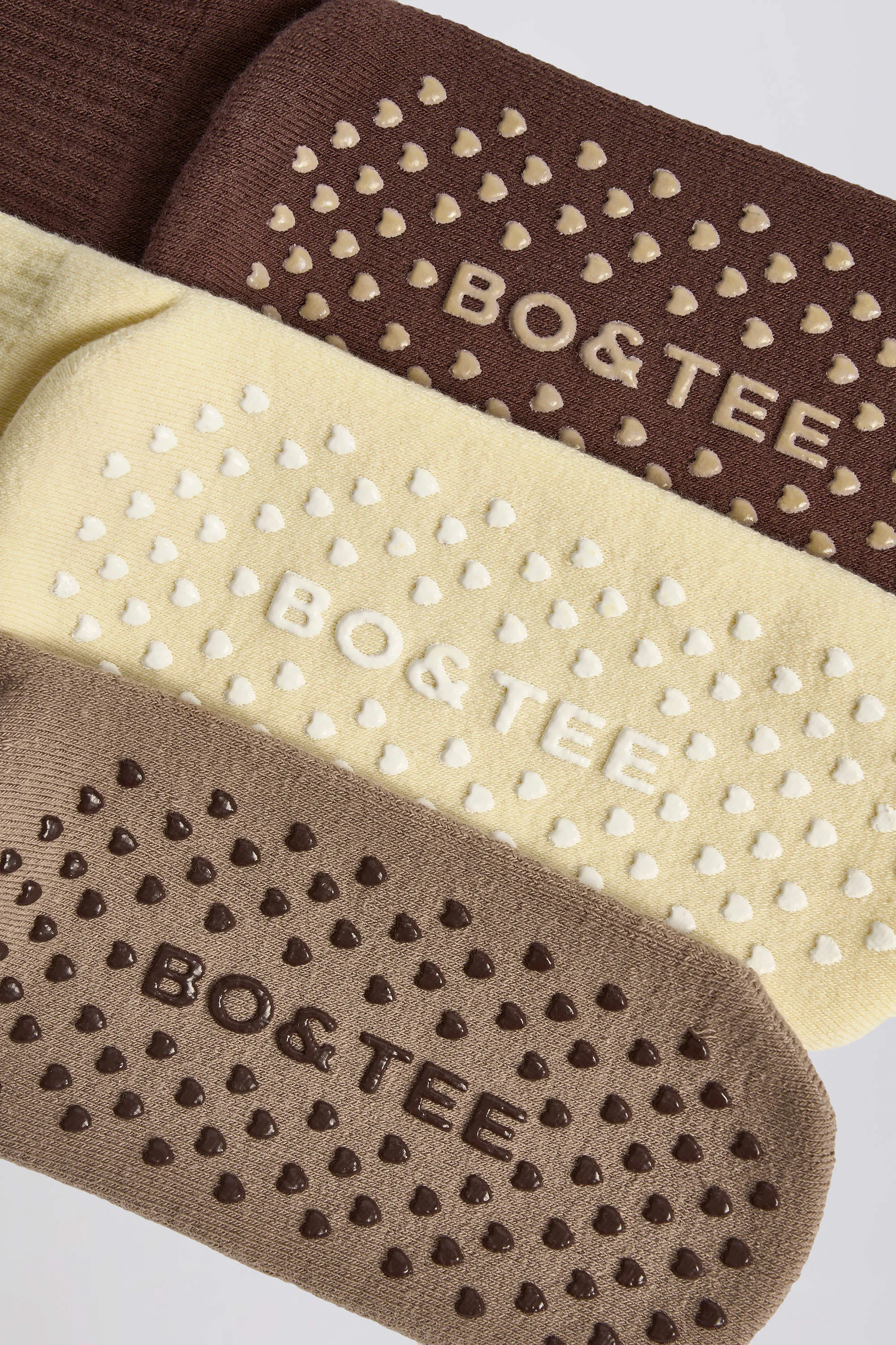 Pilates Sock Bundle in Mocha Multi sold by Bo + Tee product image thumbnail 3