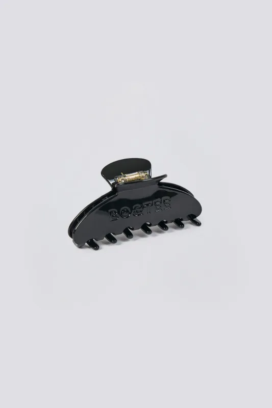 Medium Claw Clip in Black sold by Bo + Tee