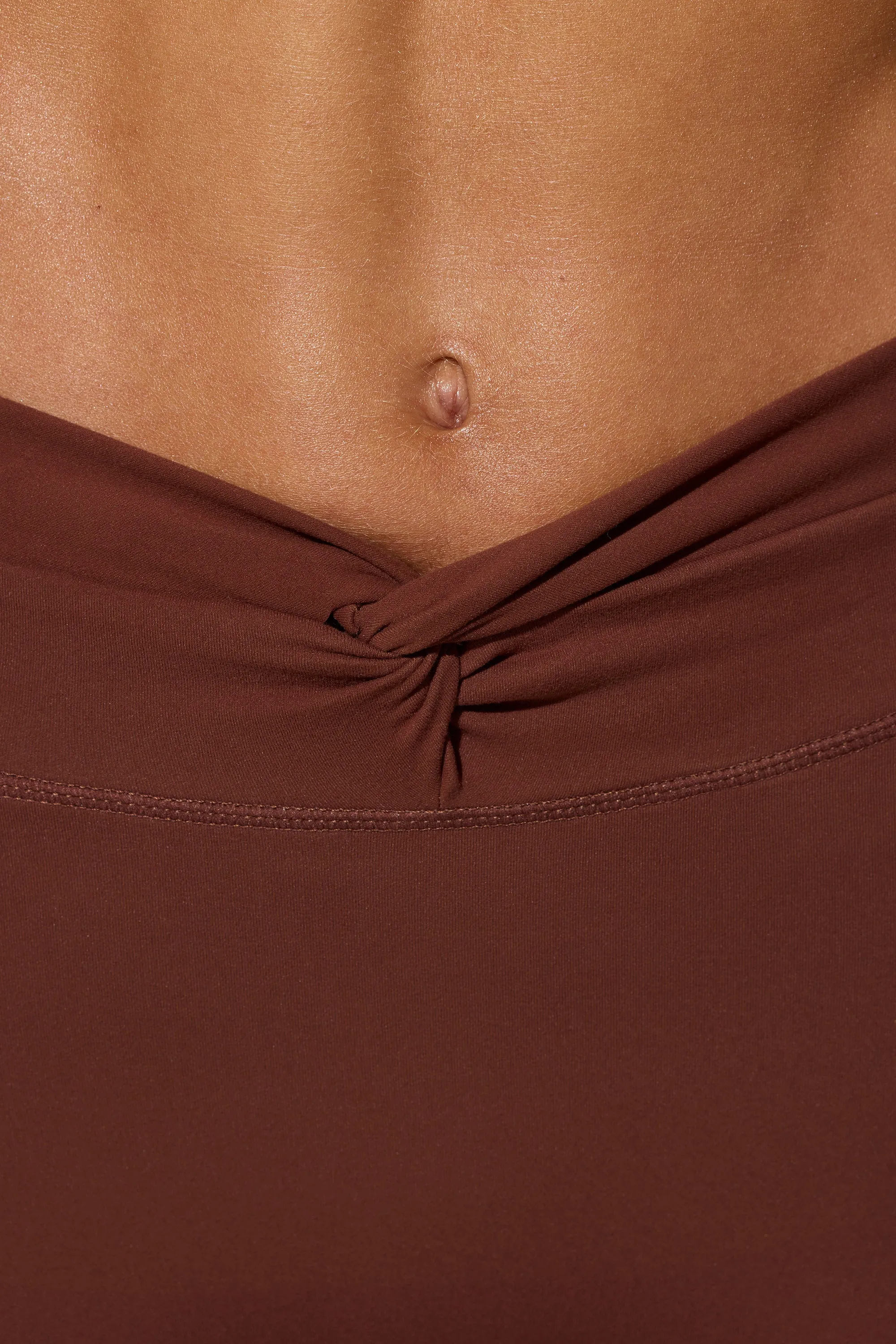 Full Length Leggings with Pockets in Brown sold by Bo + Tee product image thumbnail 4